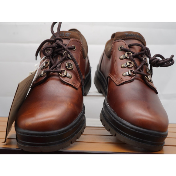 Size 12 Vtg Men’s Timberland Low Top Ankle Boots Oxford Brown Hunting Boots 90s main image 10